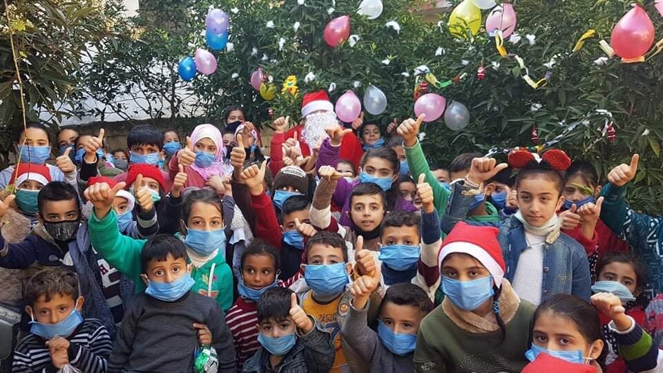 En Syrie, notre action de distribution de cadeaux a été marquée par la joie. (csi)