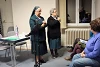 Les deux religieuses lors de l’exposé à Strasbourg (F). (csi)