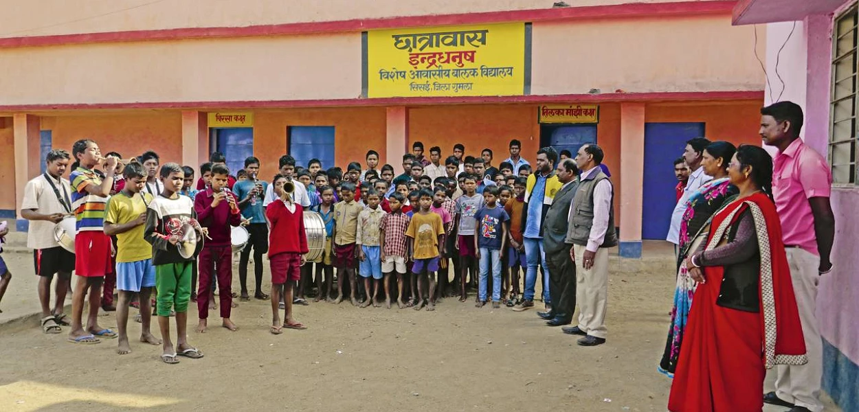 Cordiale bienvenue : les garçons libérés des régions maoïstes peuvent maintenant fréquenter une école CWC à Gumla. (csi)
