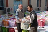 En Irak, des corbeilles remplies de nourriture, de produits d’hygiène et de nettoyage sont distribuées à la population qui rentre dans les régions libérées. (CSI)