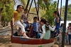 Ces enfants du centre éducatif de Homs font la première excursion de leur vie. (csi)