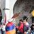La manifestation en faveur de l'Arménie devant la cathédrale de Berne. csi
